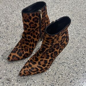 Vince Camuto Animal Print Ankle Booties